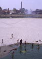 Agra Kids in River